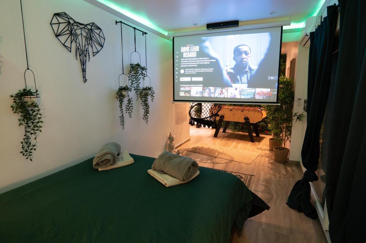 Capsule Thailande I Sauna I Balneo I Console I Jeux En Bois I Cinema I Cour Interieure Trith-Saint-Leger Eksteriør billede