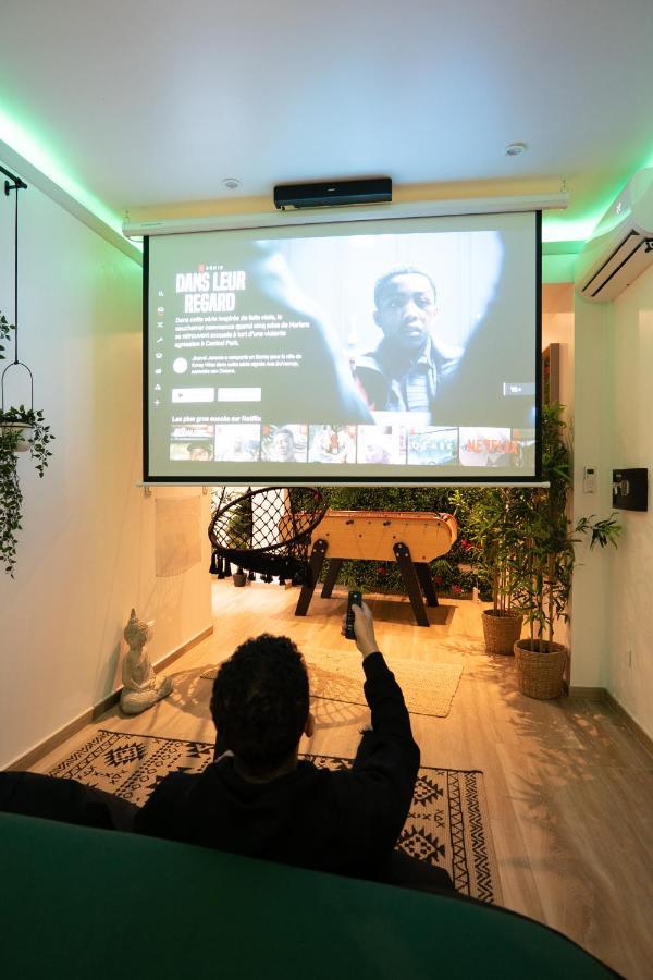 Capsule Thailande I Sauna I Balneo I Console I Jeux En Bois I Cinema I Cour Interieure Trith-Saint-Leger Eksteriør billede